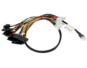 CEACENT SFF8654(SLIMSAS)转SAS(8482)*8 7P